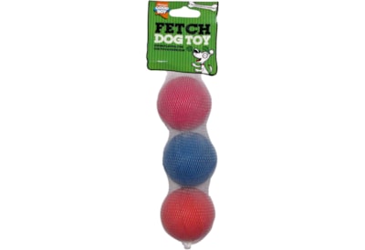 Good Boy 65mm Dog Sponge Balls 3s Good Boy 65mm Dog Sponge Balls 3s