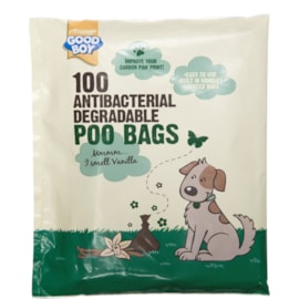 Good Boy Antibacterial Biodegradable Poo Bags 100s (07904Z)