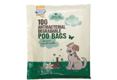 Good Boy Antibacterial Biodegradable Poo Bags 100s Good Boy Antibacterial Biodegradable Poo Bags 100s
