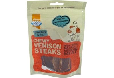 Good Boy Deli Treats Chewy Venison Steaks 80g (05636)