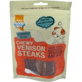 Good Boy Deli Treats Chewy Venison Steaks 80g Good Boy Deli Treats Chewy Venison Steaks 80g