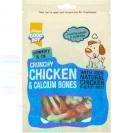 Good Boy Deli Treats Crunchy Chicken &calcium Bone 100g Good Boy Deli Treats Crunchy Chicken &calcium Bone 100g