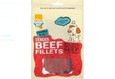 Good Boy Deli Treats Tender Beef Fillets 90g Good Boy Deli Treats Tender Beef Fillets 90g