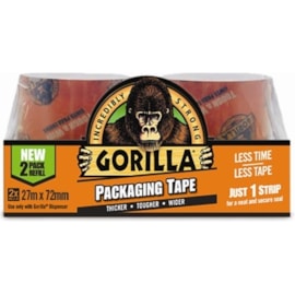 Gorilla Packaging Tape 2 Pk Refill 27m (3044821)