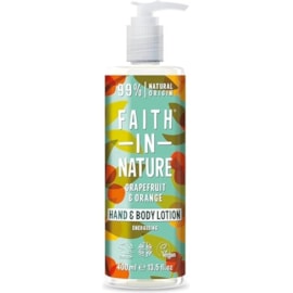 Faith In Nature Hand & Body Lotion Grapefruit & Orange 400ml Faith In Nature Hand & Body Lotion Grapefruit & Orange 400ml