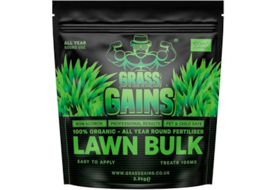 Grass Gains Grass Fertiliser Black Edition 100m2 Coverage 2.5kg Grass Gains Grass Fertiliser Black Edition 100m2 Coverage 2.5kg