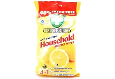 Greenshield Anti-bac Household Wipes 40% Extra 70s