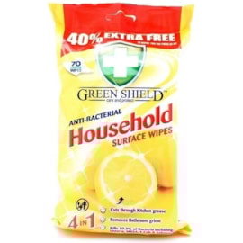 Greenshield Anti-bac Household Wipes 40% Extra 70s Greenshield Anti-bac Household Wipes 40% Extra 70s