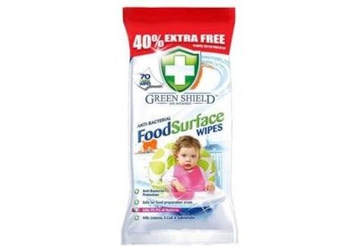 Greenshield Food Surface Wipes 40% Extra 70s