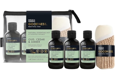 Baylis & Harding Goodness Oud Cedar & Amber Essentials Gift Set 500ml Baylis & Harding Goodness Oud Cedar & Amber Essentials Gift Set 500ml