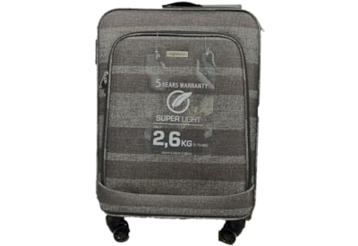 Highbury 8w Suitcase Grey/stripe 20" Highbury 8w Suitcase Grey/stripe 20"
