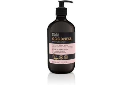 Baylis & Harding Goodness Rose & Geranium Hand Wash 500ml Baylis & Harding Goodness Rose & Geranium Hand Wash 500ml