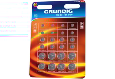 Grundig Button Cells Assorted 20's Grundig Button Cells Assorted 20's