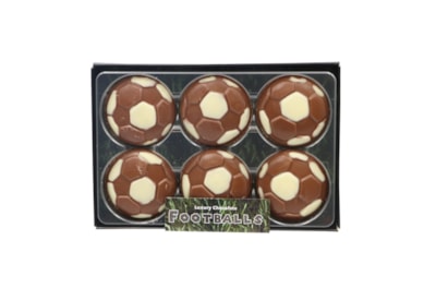 Gwynedd Decorated Milk & White Choc Footballs 75g Gwynedd Decorated Milk & White Choc Footballs 75g