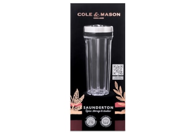 Cole & Mason Saunderton Spice Shaker Unfilled Cole & Mason Saunderton Spice Shaker Unfilled
