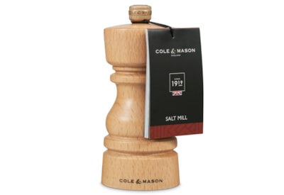 Cole & Mason London Natural Beech Salt Mill 130mm Cole & Mason London Natural Beech Salt Mill 130mm