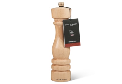 Cole & Mason London Natural Beech Pepper Mill 220mm Cole & Mason London Natural Beech Pepper Mill 220mm