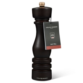 Cole & Mason London Chocolate Wood Salt Mill 220mm Cole & Mason London Chocolate Wood Salt Mill 220mm
