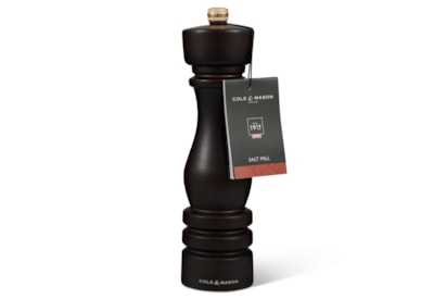 Cole & Mason London Chocolate Wood Salt Mill 220mm Cole & Mason London Chocolate Wood Salt Mill 220mm