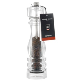 Cole & Mason London Acrylic Pepper Mill 220mm Cole & Mason London Acrylic Pepper Mill 220mm