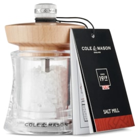 Cole & Mason Holborn Natural Beech Salt Mill 95mm Cole & Mason Holborn Natural Beech Salt Mill 95mm