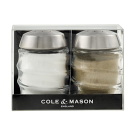 Cole & Mason Bray Glass Shakers Set 70mm Cole & Mason Bray Glass Shakers Set 70mm