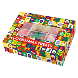 Sweets & Treats Sweet Treats Christmas Design Box Of Asstd Gummy 400g Sweets & Treats Sweet Treats Christmas Design Box Of Asstd Gummy 400g