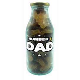 Sweet & Treats S&t Number 1 Dad Milk Bottle Sweets 300g (HAL305)