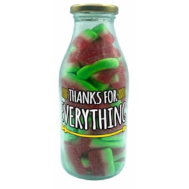 Sweet & Treats S&t Thanks For Everything Milk Bottle Sweets 300g (HAL306)