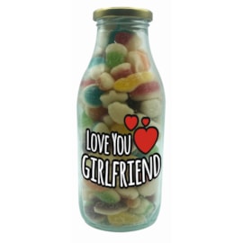 Sweet & Treats S&t Love You Girlfriend Milk Bottle Sweets 300g (HAL700)