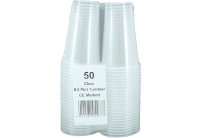 Half Pint Clear Tumblers 50s (RY30010)
