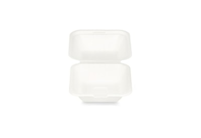 Swantex Green Bagasse Hamburger Clamshell 6" 100s Swantex Green Bagasse Hamburger Clamshell 6" 100s