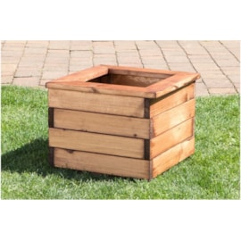 Charles Taylor Small Square Planter - Wooden (HB36)