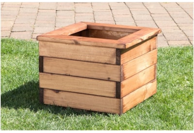 Charles Taylor Small Square Planter - Wooden Charles Taylor Small Square Planter - Wooden