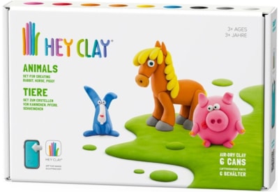 Hey Clay Animal 6 Can Set (E73574)