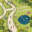 Ling Join The Race Birthday Card Ling Join The Race Birthday Card