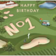 Ling On The Course Birthday Card Ling On The Course Birthday Card