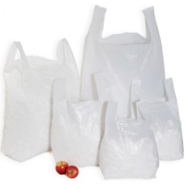 High Density White Vest Carrier Bag 325x475x575mm 100s High Density White Vest Carrier Bag 325x475x575mm 100s