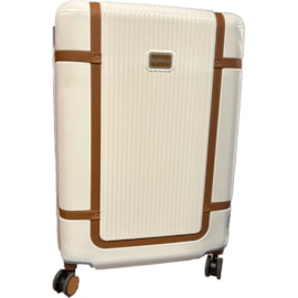 Elegance 8w Suitcase White 20" (HBY-0171-WHT20")