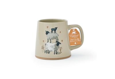 Cooksmart Highland Sheep Mug Beige Cooksmart Highland Sheep Mug Beige