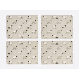 Cooksmart Highland Sheep Placemats 4pk Cooksmart Highland Sheep Placemats 4pk
