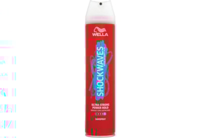Wella Shockwaves Power Hold Hairspray 250ml Wella Shockwaves Power Hold Hairspray 250ml