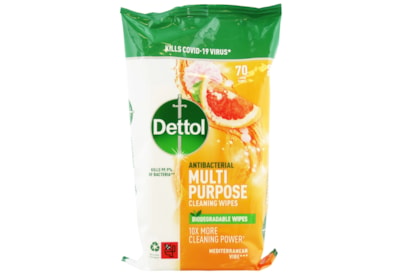 Dettol Multi Purpose Wipes 70'S Dettol Multi Purpose Wipes 70'S