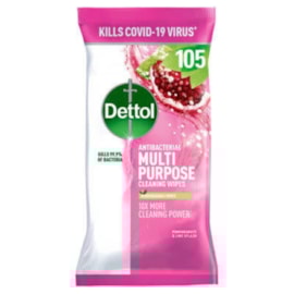 Dettol Anti Bac Wipes Lime & Pomm 105's Dettol Anti Bac Wipes Lime & Pomm 105's