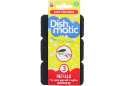 Dishmatic Extra Heavy Duty Refills 3pk Dishmatic Extra Heavy Duty Refills 3pk