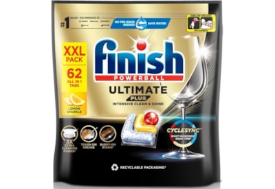 Finish Ultimate Plus Dishwasher Tabs Lemon 62'S Finish Ultimate Plus Dishwasher Tabs Lemon 62'S
