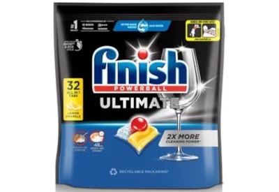 Finish Ultimate Dishwasher Tabs Lemon 32'S Finish Ultimate Dishwasher Tabs Lemon 32'S