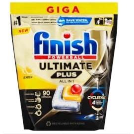 Finish Powerball Ultimate Plus Lemon 90s Finish Powerball Ultimate Plus Lemon 90s