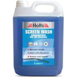 Holts Concentrated Screen Wash Fluid 5lt Holts Concentrated Screen Wash Fluid 5lt