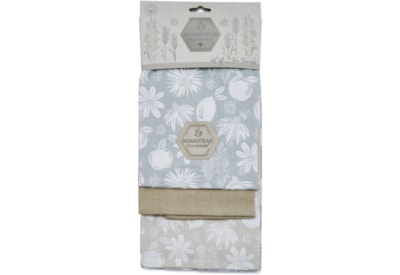 Cooksmart Homestead Tea Towels 3pack (TT2362)